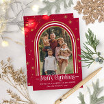 Arch Lijst kerstfamilie Foto Feestdagenkaart<br><div class="desc">Een mooie foto-kerstkaart. Eenvoudig aan te passen met uw details. Neem contact met me op via chat als je vragen hebt over het kunstwerk of je moet aanpassen. OPMERKING: voor hulp bij bestellingen,  verzendgegevens,  productinformatie,  enz.,  neemt u rechtstreeks contact op met Zazzle Customer Care: https://help.zazzle.com/hc/en-us/articles/221463567-How-Do-I-Contact-Zazzle-Customer-Support-.</div>