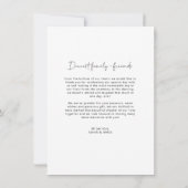 Arch Lijst Weddenschap Foto Dank je creditcard Bedankkaart (Achterkant)