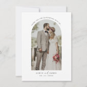 Arch Lijst Weddenschap Foto Dank je creditcard Bedankkaart (Voorkant)