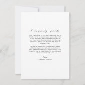 Arch Lijst Weddenschap Foto Dank je creditcard Bedankkaart (Achterkant)