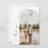 Arch Lijst Weddenschap Foto Dank je creditcard Bedankkaart (Voorkant)