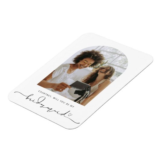 Arch Lijst zal je mijn Bridesmaid Magnet zijn Magneet (Linkerzijde)