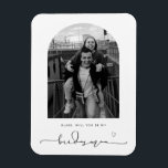 Arch Lijst zal je mijn Bridesman Magnet zijn Magneet<br><div class="desc">Minimalistisch en modern zal je mijn bruidsschat magneet zijn. Voor een meer geavanceerde aanpassing van dit ontwerp,  bijvoorbeeld het wijzigen van de lay-out,  het lettertype of de tekstgrootte,  klikt u hierboven op de knop "AANPASSEN". Neem contact met mij op voor alle vragen.</div>