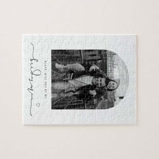 Arch Lijst zal je mijn Bridesman Puzzle zijn Legpuzzel (Horizontaal)