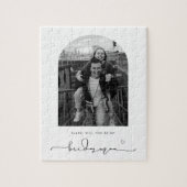 Arch Lijst zal je mijn Bridesman Puzzle zijn Legpuzzel (Verticaal)