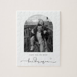 Arch Lijst zal je mijn Bridesman Puzzle zijn Legpuzzel
