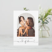 Arch lijst zal je mijn eerbewijs zijn. bedankkaart (Staand voorkant)