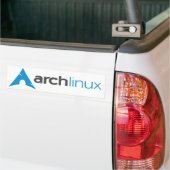 Arch Linux Logo Bumper Sticker (Op Truck)