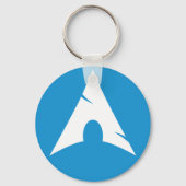 Arch Linux Logo Button Sleutelhanger (Voorkant)