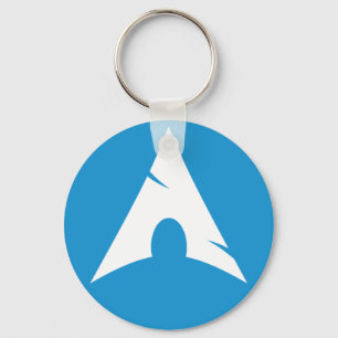 Arch Linux Logo Button Sleutelhanger