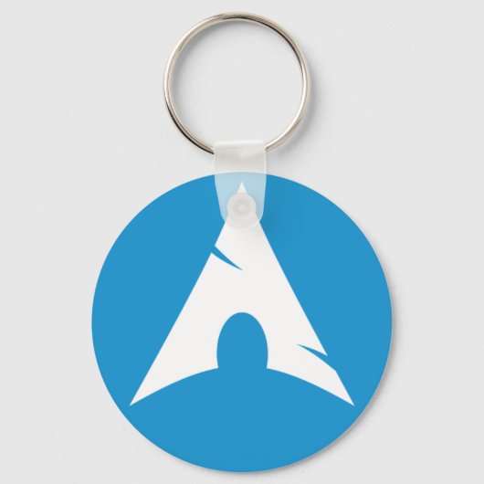 Arch Linux Logo Button Sleutelhanger (Voorkant)