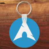 Arch Linux Logo Button Sleutelhanger (Voorkant)