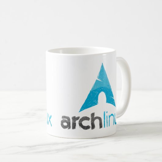 Arch Linux Logo Koffiemok (Voorkant rechts)