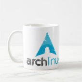Arch Linux Logo Koffiemok (Links)