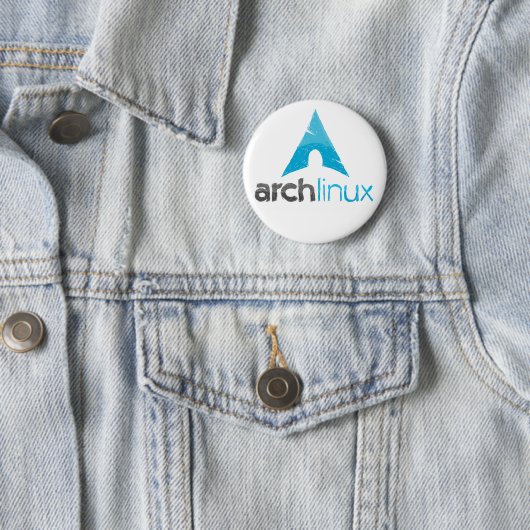 Arch Linux Logo Ronde Button 5,7 Cm (In situ)