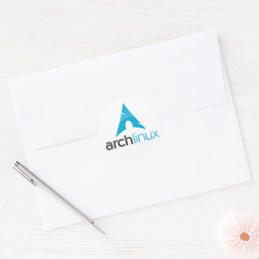 arch linux logo ronde sticker (Envelop)