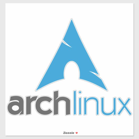 Arch Linux Logo-Sticker Sticker (Vel)
