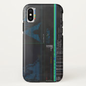 Arch Linux op RPi/tmux/htop/parrot iPhone Case (Achterkant)