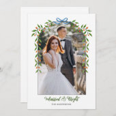 Arch met Bow & Garland Nieuwe foto Aankondiging (Voorkant / Achterkant)