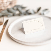 Arch Modern Minimalist Boho Wedding Guest Plaatskaartje