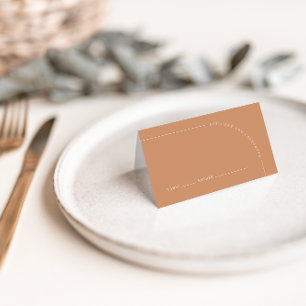 Arch Modern Rust Boho Wedding Guest Plaatskaartje