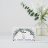 Arch of Blue Vergeet-Me-Nots Visitekaartje (Staand voorkant)