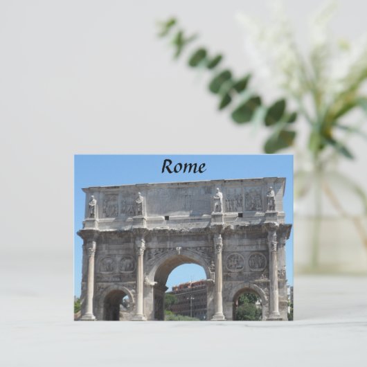 Arch of Constantine, Rome Briefkaart (Staand voorkant)