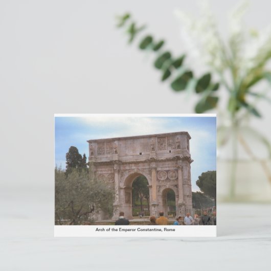 Arch of the Emperor Constantine, Rome Briefkaart (Staand voorkant)