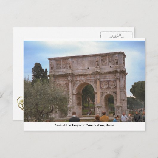 Arch of the Emperor Constantine, Rome Briefkaart (Voorkant / Achterkant)