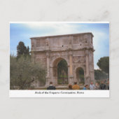 Arch of the Emperor Constantine, Rome Briefkaart (Voorkant)