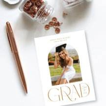 Arch One Foto Wit Afstuderen Aankondiging