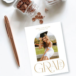 Arch One Foto Wit Afstuderen Aankondiging