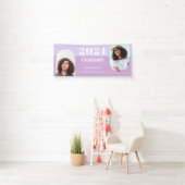 Arch Paars Two Photo Afstuderen Spandoek (Insitu)