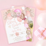 Arch pastel Boho glitter ballonnen roze Sweet 16 Kaart<br><div class="desc">Een Rustic Boho glitter ballonnen roze Sweet 16 verjaardagsuitnodiging met handbeschilderde waterverf pastelroze,  perzik,  koraalballonnen,  met goud en roos goudglitter en confetti. Een boog van een ballon op een licht bewerkbaar pastelroze. Voeg je foto achteraan toe!</div>