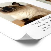 Arch Pet Foto Handtekening Drinken Trouwbar Teken Poster (Hoek)