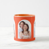 Arch Photo 3 Familie Afbeeldingen Gepersonaliseerd Mok (Midden)