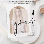 Arch Photo Achtergrond voor Vellum Afstudeerder Aa Aankondiging