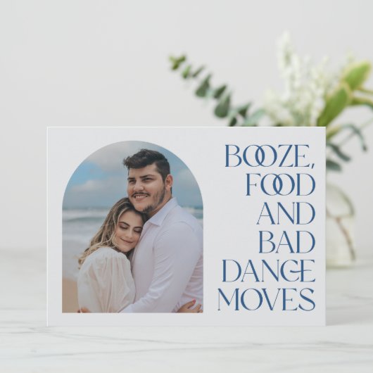 Arch Photo Booze Bad Dance Moves Grappig Save The Date (Staand voorkant)