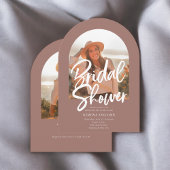 Arch Photo Brush Kalligrafie Vrijgezellenfeest Kaart