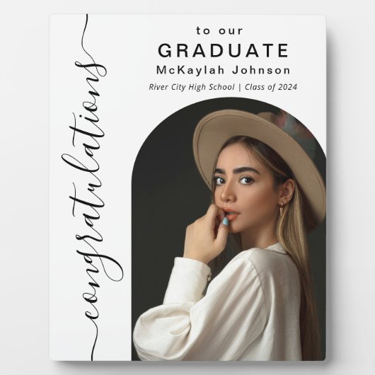 Arch Photo Gefeliciteerd met onze Afstuderen Fotoplaat (Voorkant)