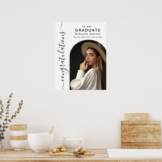 Arch Photo Gefeliciteerd met onze Afstuderen Poster (Keuken)