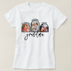 Arch Photo Gift Greatest Blessors noemen me oma T-shirt