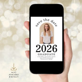 Arch Photo Graduate 2026 Graduation Party Save The Date