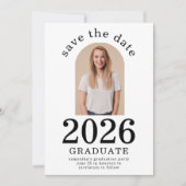 Arch Photo Graduate 2026 Graduation Party Save The Date (Voorkant)