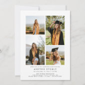 Arch Photo Graduation Party Invite Announcement  Kaart (Achterkant)