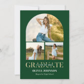 Arch Photo Graduation Party Kaart (Voorkant)
