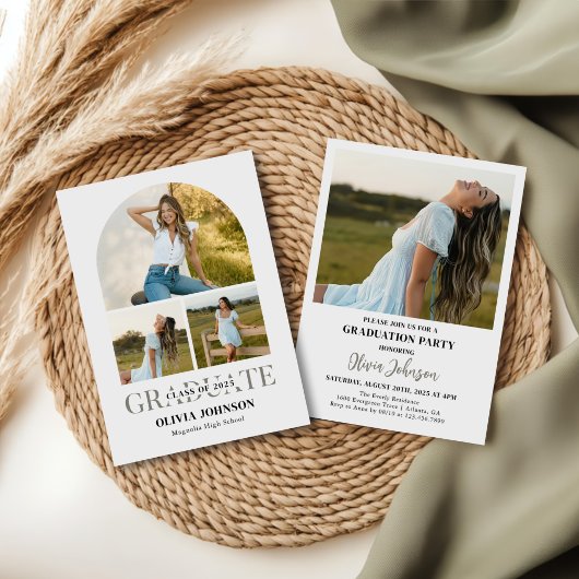 Arch Photo Graduation Party Kaart