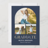 Arch Photo Graduation Party Kaart (Voorkant)