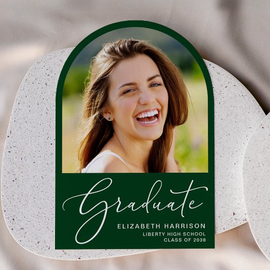 Arch Photo Green Afstuderen aangekondigd Kaart