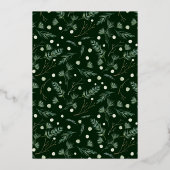 Arch Photo Married and Merry Folie Holiday Card Folie Uitnodiging (Achterkant)